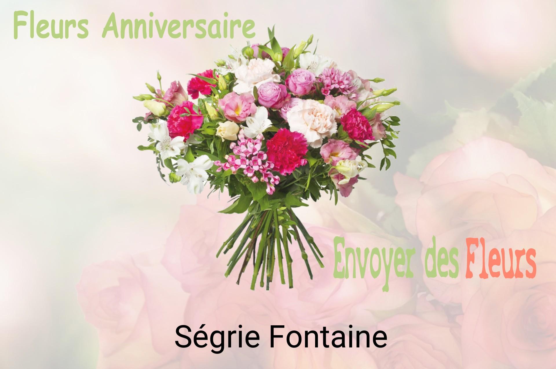 Bouquet de fleurs d’anniversaire livré à Ségrie-Fontaine