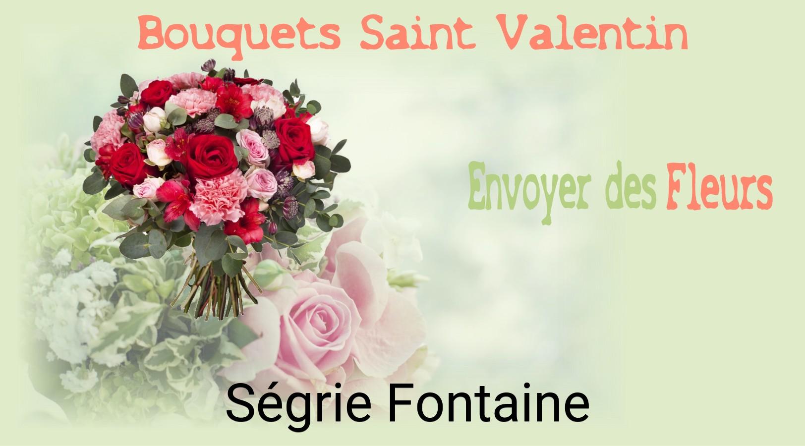 Roses de Saint-Valentin livrées à Ségrie-Fontaine